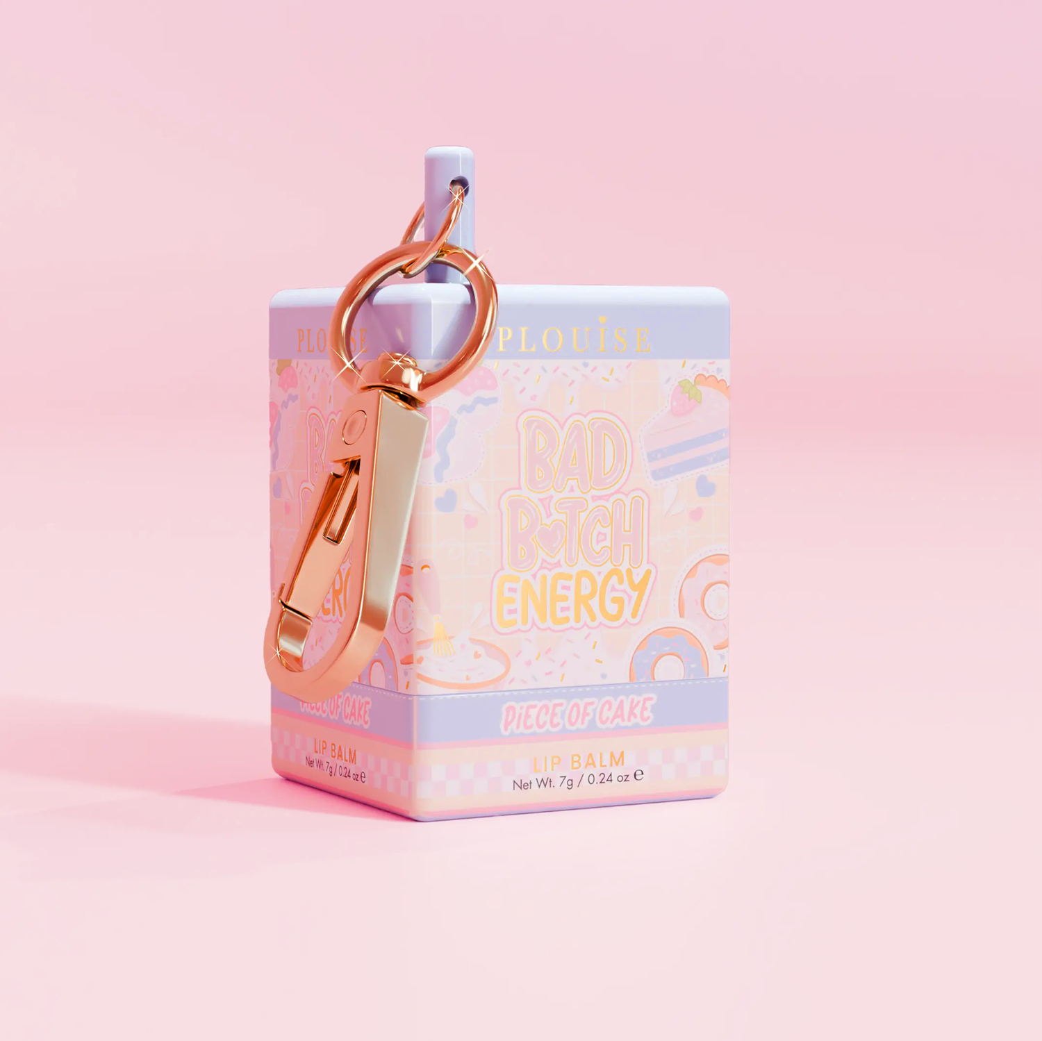 P.Louise Bad Bitch Energy Keychain Lip Balm - Image 5